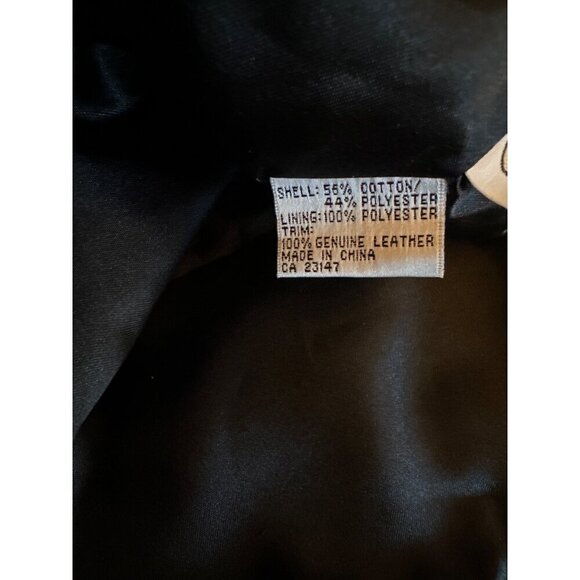 Vintage Betmar Black Bucket Hat With Leather Trim & Polyester Lining - Picture 4 of 5